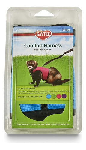 Kaytee Comfort Harness and Large Elastic Leash for Walks 0