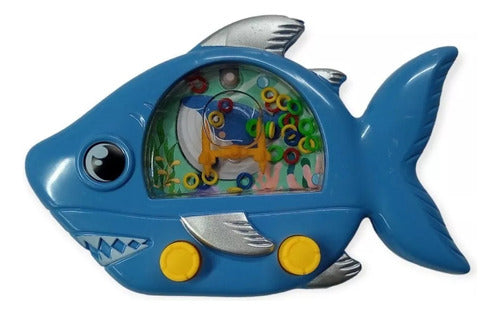 Juego De Agua Embocar Aros Forma De Pez Souvenirs X10 Unid 2