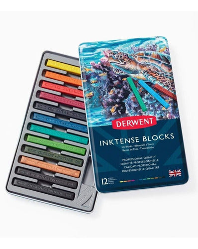 Derwent Inktense Blocks X12 Solubles 0