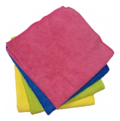 Generic Multi-Purpose Microfiber Cloth 40x40 5 Units 0