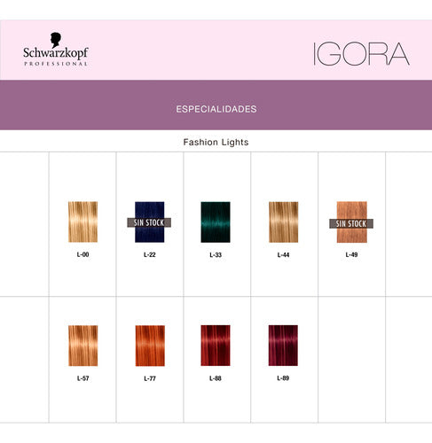 Schwarzkopf Igora Fashion Lights Hair Bleaching Dye 60g 4