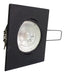 Pack of 10 Square Recessed PVC Dicroic LED Spotlights 7W Complete 0