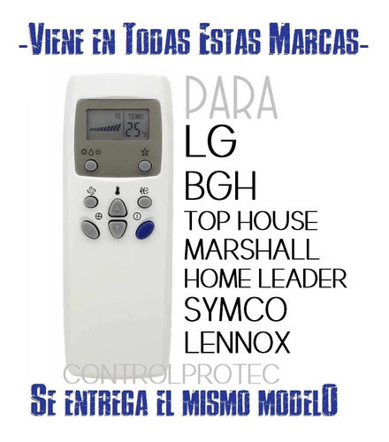 Remote Control Air Conditioner LG Marshall 6711A20111M Fedders Lennox 2