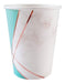 Disposable Marble Blue Cups x 6 - City Party Supplies 2
