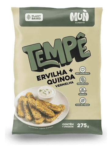 Tempê De Ervilha Com Quinoa Vermelha Mun Artesanal 275g 0