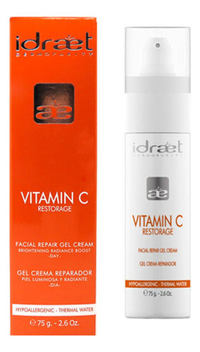 Idraet Crema Vitamina C Facial Hombre Mujer Reafirmante 0