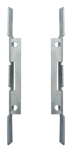 Longvie Modern Fixed Hinge Support Pair 0