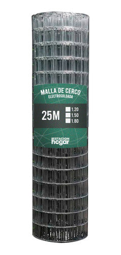 Tejido Malla Electrosoldada Galvanizada Rollo 1.50 X 25 Mts 0