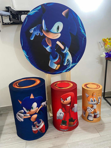 Sonic Birthday Background and Panels Rental 4