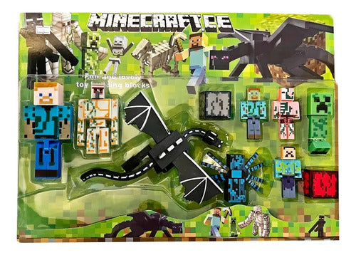 Minecraft Figuras X12 Colección Completa 1