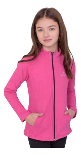 Marcoafit Campera Deportiva Nena Micropolar Paño Cuello Alto Sgind 0