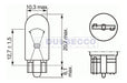 Lampara Wy5w Bosch Posicion Giro Ambar Hungria  X10 Unidades 2