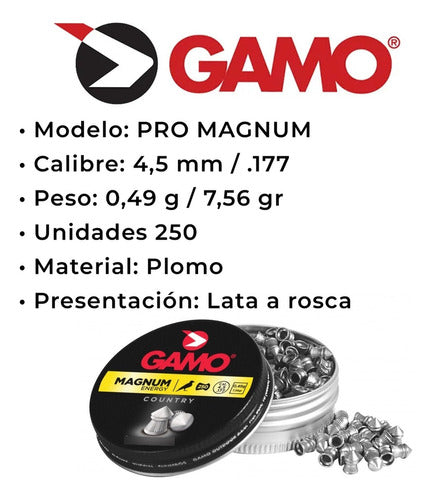 Gamo Magnum Energy 4.5mm x250 Pellets 1