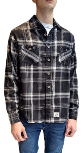 No Name Flannel Blend Urban Fashion Shirt for Men 5