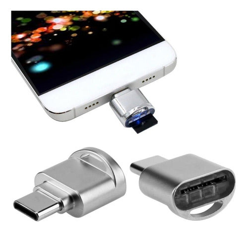 Toptecnouy USB Type C or USB-C Micro SD Card Reader 3