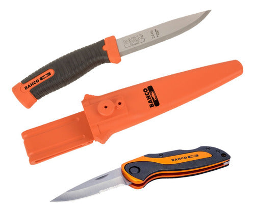 Bahco Kit Combo Cuchillo 2446 Con Funda + Navaja Kbsk-01 0