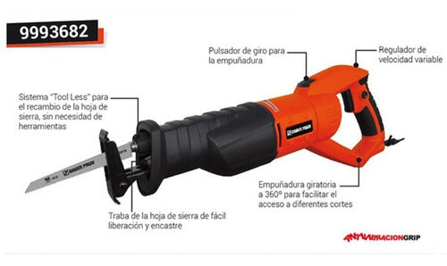 Dowen Pagio Handheld Reciprocating Saw 950W 9993682 2