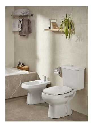 Toilet Seat White Wood with Nylon Hardware Monaco 4