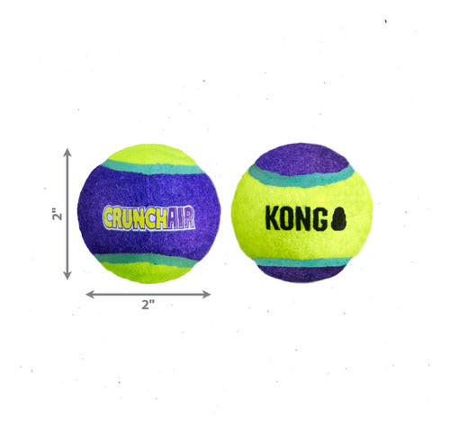 Kong Crunch Air Balls - Squeaky Dog Toy, Set of 3 1