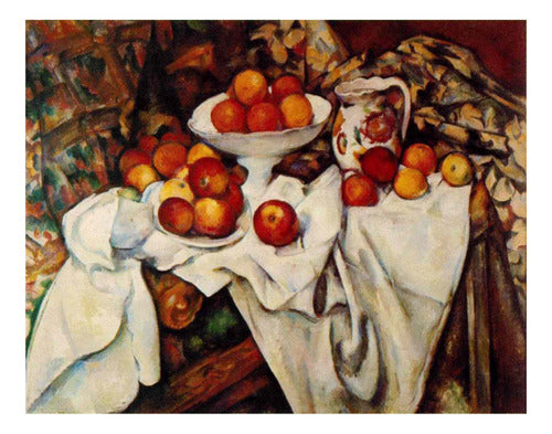 Manzanas Y Naranjas - Paul Cézanne - Lamina 45 X 30 Cm. 0