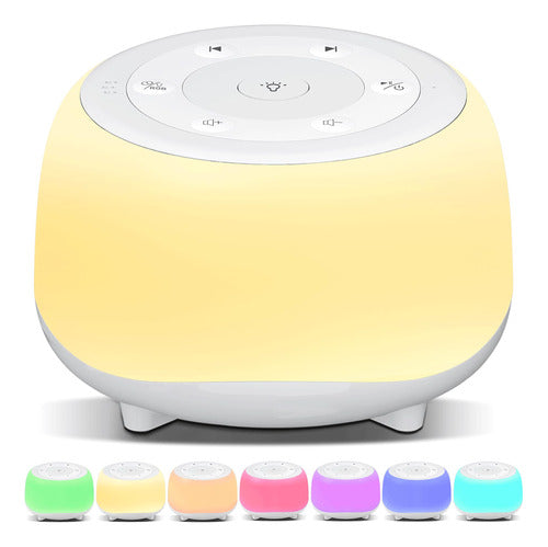 Heyaxa White Noise Machine with Night Light - 34 Sounds, 30 Volume Levels 0