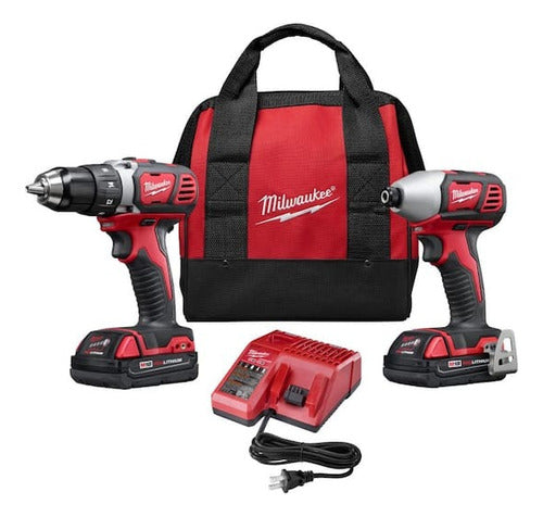 Milwaukee Kit 2697-22CT Drill/Driver + Impact Drill 0