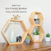 Búho Store Set of 3 Hexagonal Bamboo Shelves 4