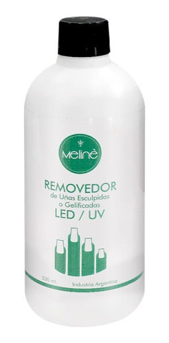 Kit Removedor Meline 500ml + Broches Esmalte Semipermanente 1