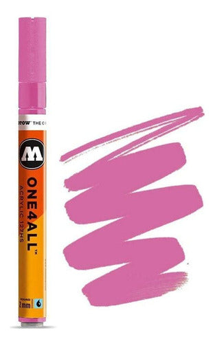 Molotow One4all Acrylic Paint Marker 2mm Fuchsia 1 0