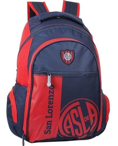 Official San Lorenzo Sports School Backpack - Licensed Urban Bag 0