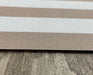 Vinyl Kitchen Rug Striped Beige White 60x200 Kreatex 2