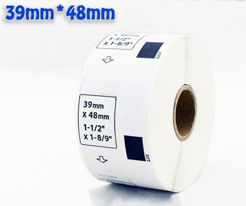 MR 20 Rolls DK 1220 39x48 Mm 600 Adhesive Labels QL 0