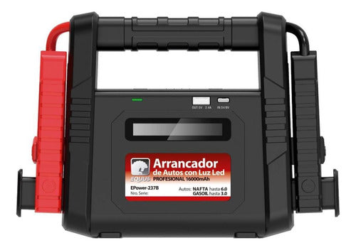 Arrancador Multifunción Portátil  16000mah Equus - Ynter Ind 0