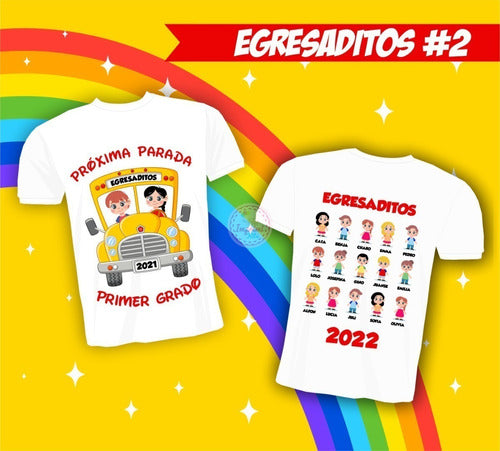 Plantillas Diseños Egresaditos Egresados Remeras Camiseta #2 1