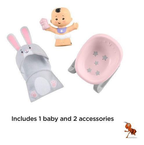 Fisher-Price: Little People Rabbit and Bathtub Toy 3