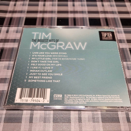 Tim Mcgraw - The Biggest Hits - Live Like -cd Country Nuevo 1