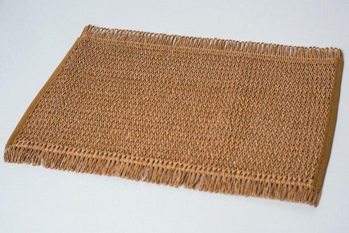 MARIANTODOORGANIZADO Turin Rectangular Table Runner with Fringe 3