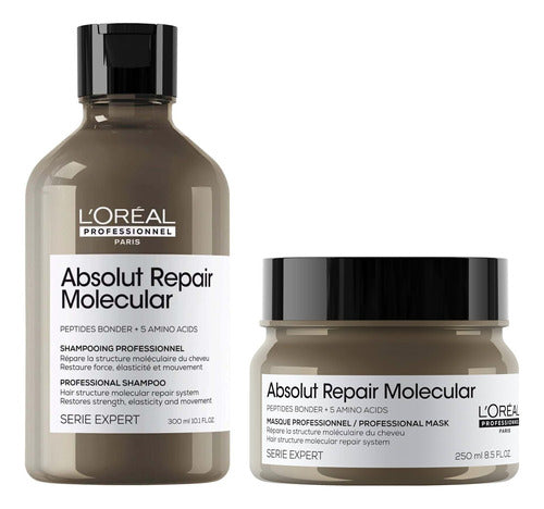 L'Oreal Professionnel Kit Shampoo and Mask Absolut Repair Molecular 0