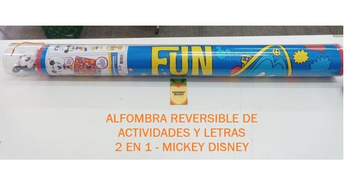 Mickey Disney Alfombra Activ.  Y Letras Con Muñeco 2 En 1 1