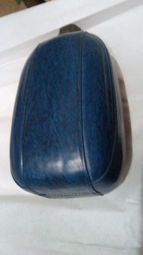 Caramañola Funda De Cuero Azul De 1 Litro 1/2   Buen Estado 3