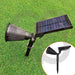 Etheos Solar LED Stake Light Rechargeable White Light X4 3