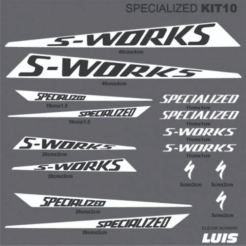 Specialized S-Work Decals Set 0