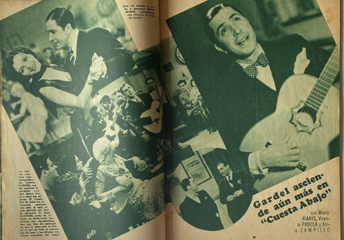 Mundo Uruguayo N° 812 Carlos Gardel En  Cuesta Abajo  1934 3