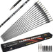 Premium Sunya 30-Inch 500 Carbon Fiber Arrows Pack of 12 0