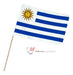 Bandera De Uruguay De Mano 30x20cm Minimo 25 Unidades 0