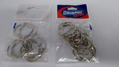 Dolphin Metal Rings for Binder 40mm Blister x 10 Units 3