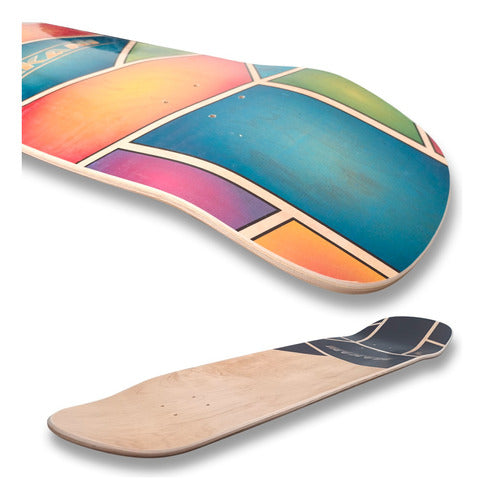 Tabla Surfskate Makaniboards Shape S4 Cruiser Maple Con Lija 1