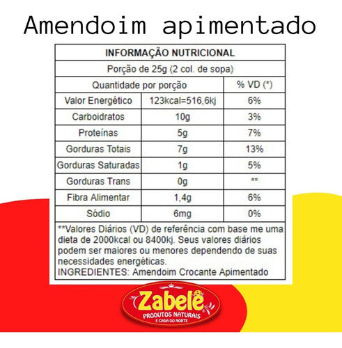 2kg Amendoim Apimentado - Com Mais Sabor - Lote Novo 1