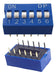 10 Peças - Chave Dip Switch 6 Vias 180° (kf1001) - Azul 0