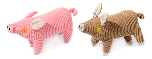 Generic Plush Pig Toy with Squeaker for Dogs 0